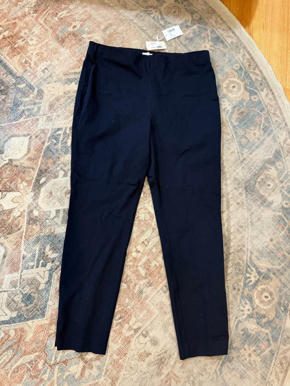ECRU NWT The Springfield Pull On Slim Pant in Navy Blue, Sz 14, MP $172